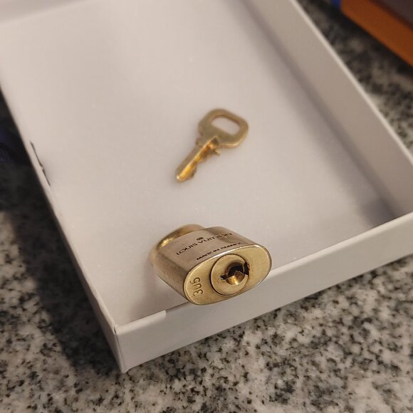 Louis Vuitton Padlock with Key #305. Made in France. - Picture 13 of 16